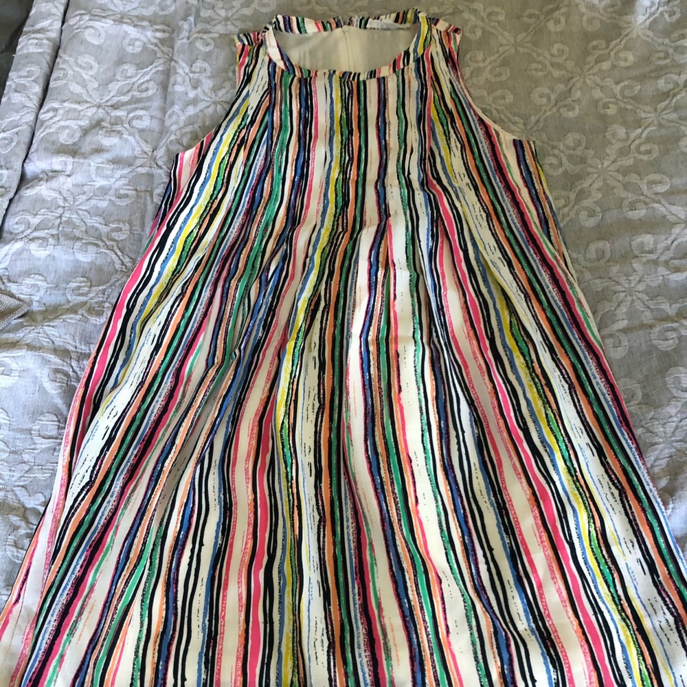 Super cute bright sleeveless dress